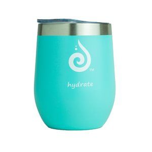 Hydrate 10oz Wine Tumbler - Aqua